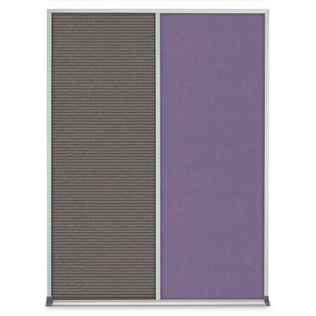 United Visual Products Single Door Radius Corkboard, 36"X36", G UV8002-GOLD-CLOUD